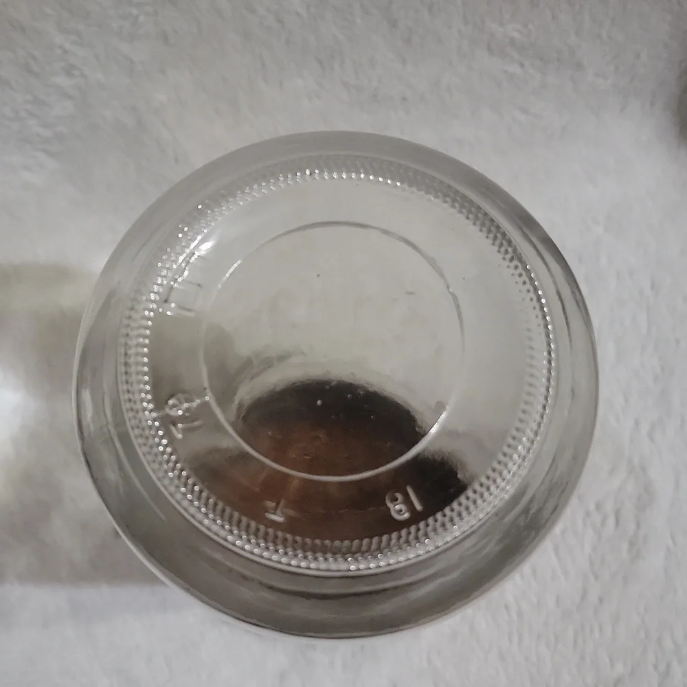Vintage glass jar